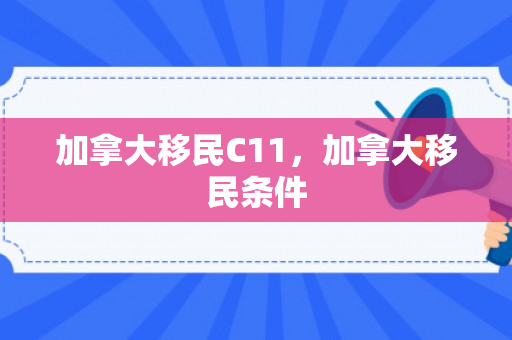 加拿大移民C11，加拿大移民条件