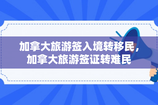 加拿大旅游签入境转移民，加拿大旅游签证转难民